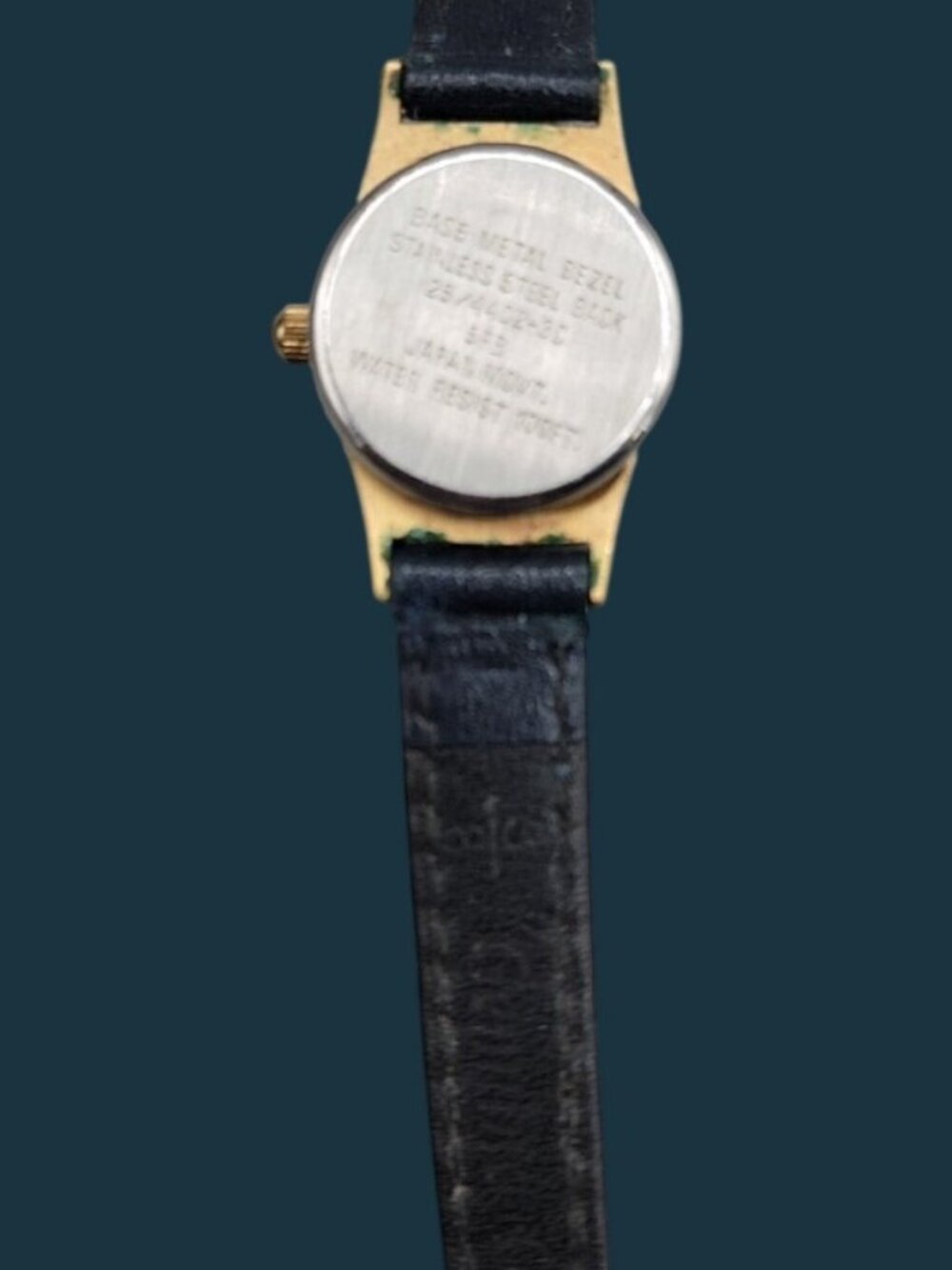 Vintage Armitron Ladies Petite Quartz Watch 6.75" Blue Leather Band 19mm - Picture 11 of 15